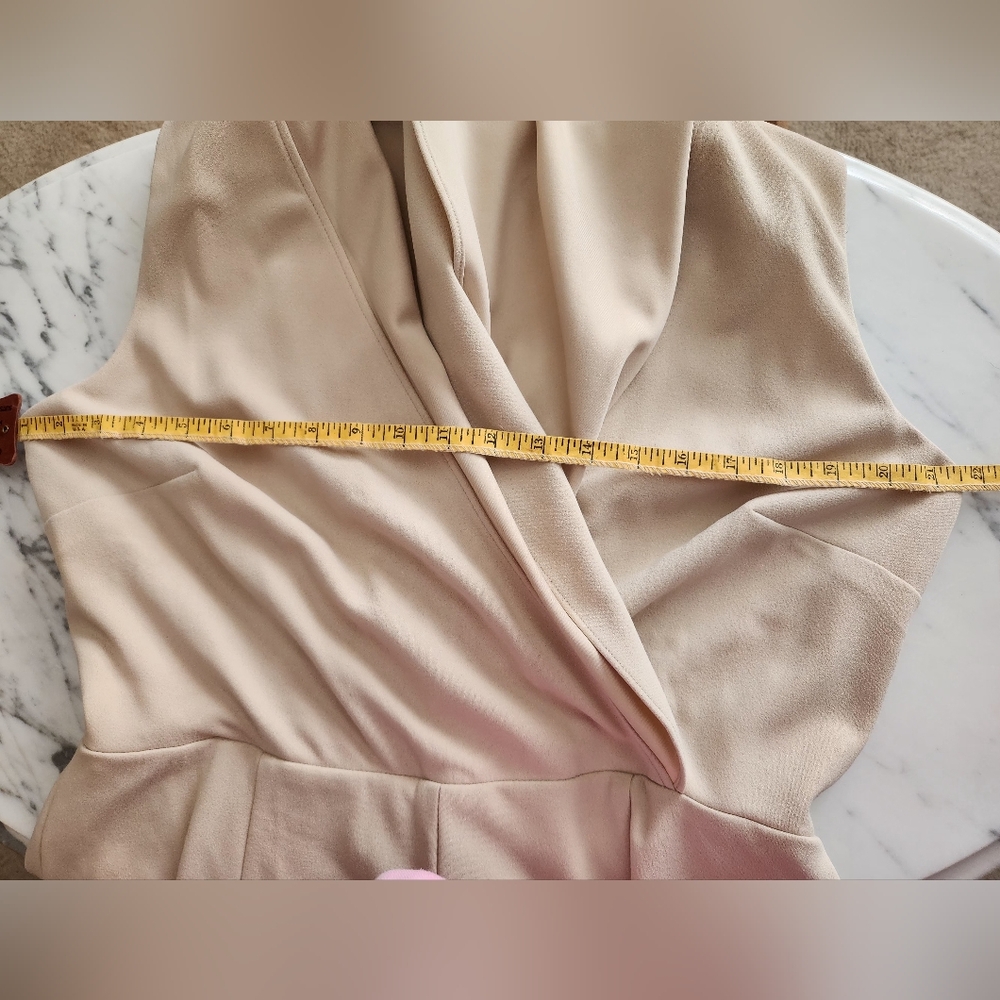 Womens Alex Marie Elegant Cream Jumpsuit~size 10 - Picture 8 of 13